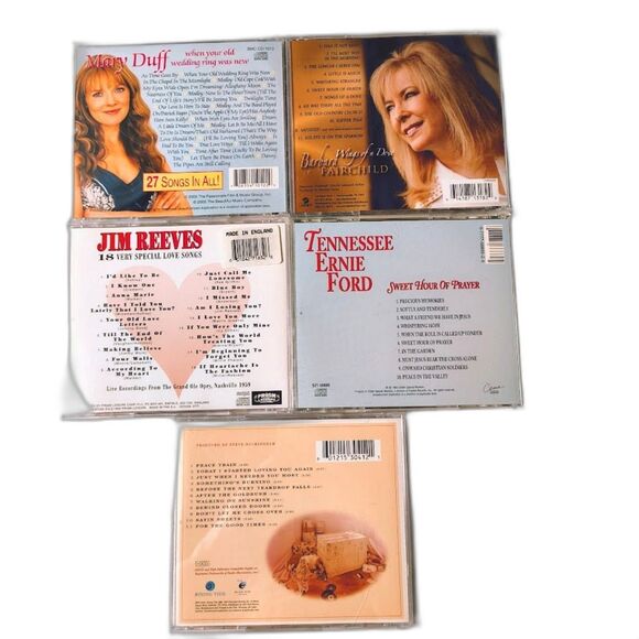 Lot 5 County Music CDs Dolly Parton Jim Reeves Mary Duff + More - Picture 2 of 6